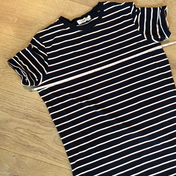 Navy stripped tee shirt dress - Picture 2 of 8